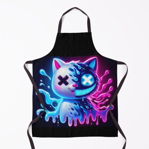 Item preview, good and evil drip cat designed and sold by ghostevisions.