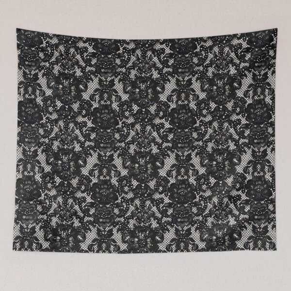 Item preview, Black lace pattern  designed and sold by FatBirdie.