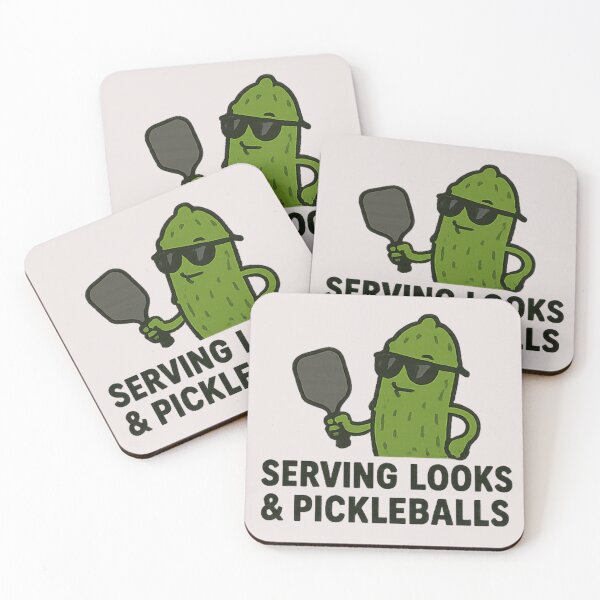 Item preview, Serving Looks & Pickleballs - pickleball designed and sold by Printessive Designs.