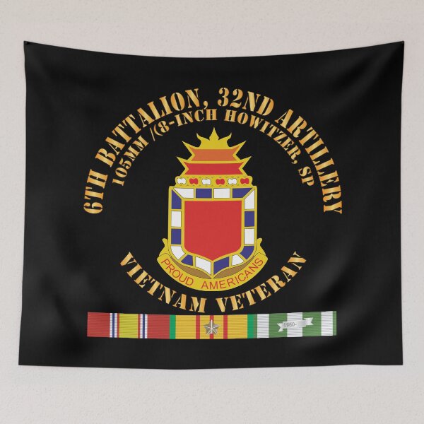 Item preview, Army - 6th Battalion, 32nd Field Artillery - Vietnam Veteran w VN SVC X 300 designed and sold by Military Insignia Products.