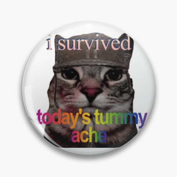 Item preview, i survived today’s tummy ache designed and sold by Izzy's Stuff and Things.