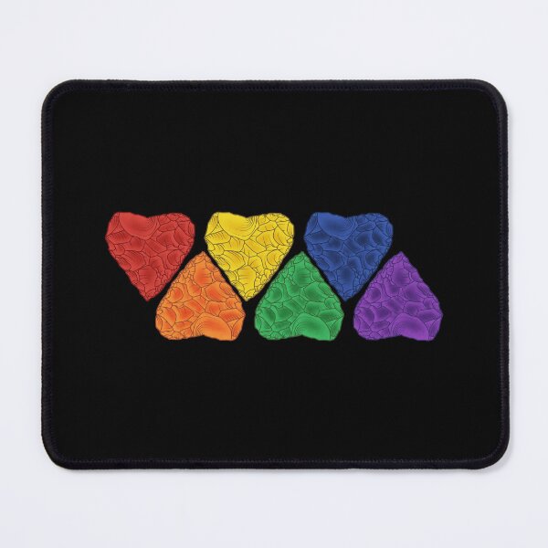 Item preview, Stone Age Hearts [Pride Colours] designed and sold by jorellaf.