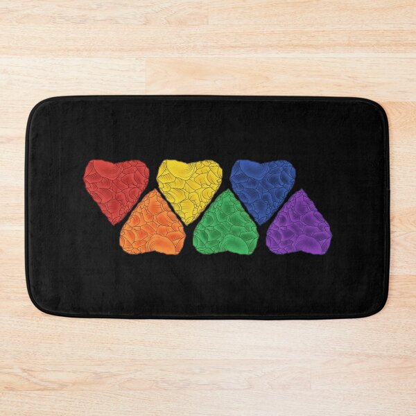 Item preview, Stone Age Hearts [Pride Colours] designed and sold by jorellaf.
