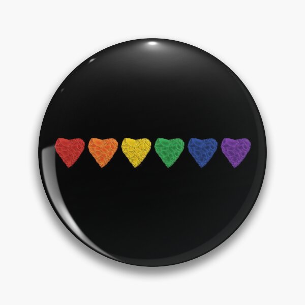 Item preview, Stone Age Hearts [Pride Colours Single Line] designed and sold by jorellaf.