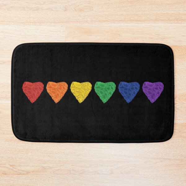 Item preview, Stone Age Hearts [Pride Colours Single Line] designed and sold by jorellaf.