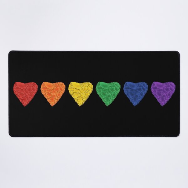 Item preview, Stone Age Hearts [Pride Colours Single Line] designed and sold by jorellaf.