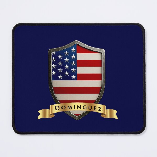 Item preview, Dominguez Family USA Shield,Stars & Stripes Pride Crest designed and sold by Highlandkings.