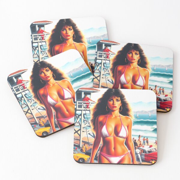 Item preview, 80s Summer Woman designed and sold by PulpVintage.