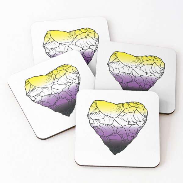Item preview, Stone Age Heart [Non-Binary] designed and sold by jorellaf.