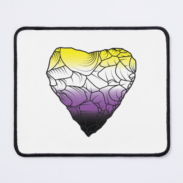 Item preview, Stone Age Heart [Non-Binary] designed and sold by jorellaf.