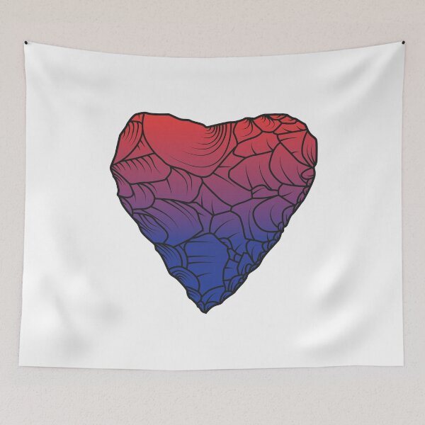 Item preview, Stone Age Heart [Bi] designed and sold by jorellaf.
