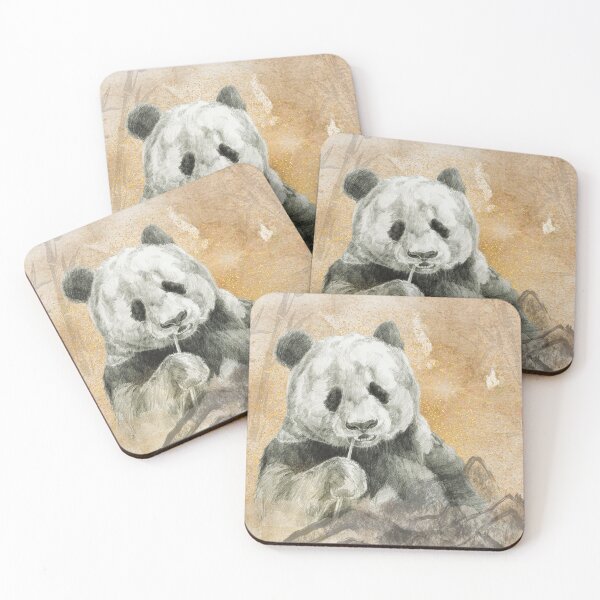 Item preview, Panda Eating Bamboo designed and sold by CollageFingers.