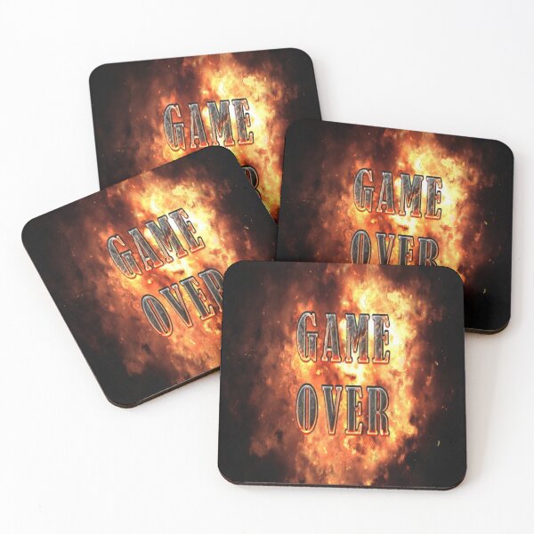 Item preview, Game Over: Title with fire, flames and explosion effects designed and sold by George's Creative Works.
