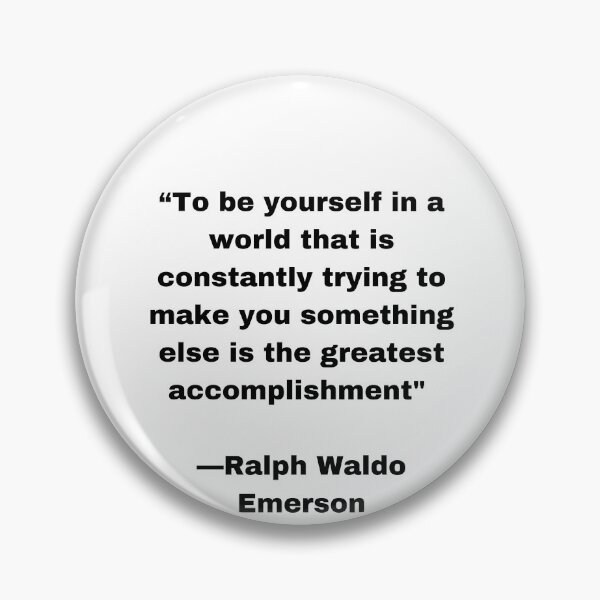 Item preview, |Sticker| Be yourself in This Constant World ||Ralph Waldo Emerson|| designed and sold by SeaNympth.