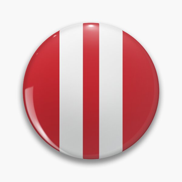 Item preview, Dual Racing Stripes - Large Gap (White on Fire Engine Red) designed and sold by Racing Stripes Only.