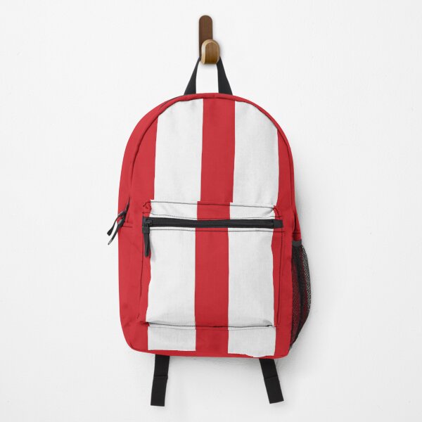 Item preview, Dual Racing Stripes - Large Gap (White on Fire Engine Red) designed and sold by Racing Stripes Only.