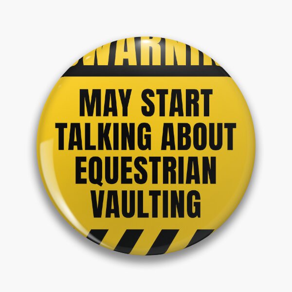 Item preview, Equestrian Vaulting Warning Sign designed and sold by MaryAller.