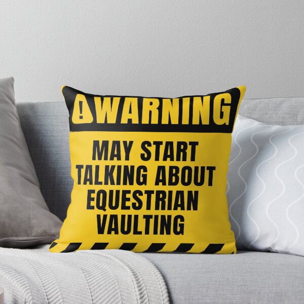 Item preview, Equestrian Vaulting Warning Sign designed and sold by MaryAller.
