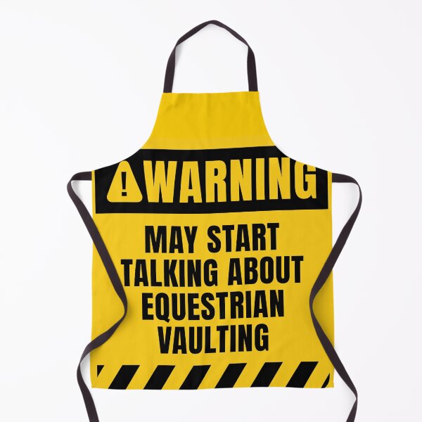 Item preview, Equestrian Vaulting Warning Sign designed and sold by MaryAller.