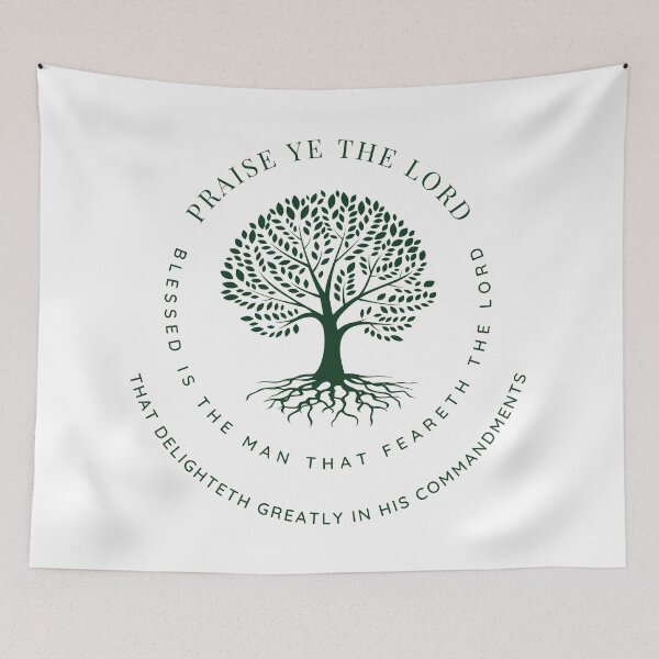 Item preview, Psalms 112:1 designed and sold by Undonemadenew.