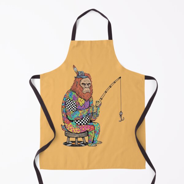 Item preview, Psychedelic Bigfoot Fishing  designed and sold by Too Kool Designing .