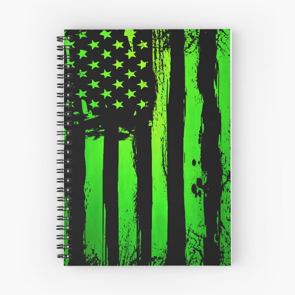 Item preview, Grunge Green American Flag – Distressed Patriotic Abstract Artwork designed and sold by artistwill.