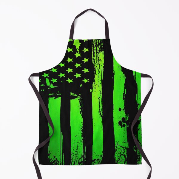 Item preview, Grunge Green American Flag – Distressed Patriotic Abstract Artwork designed and sold by artistwill.