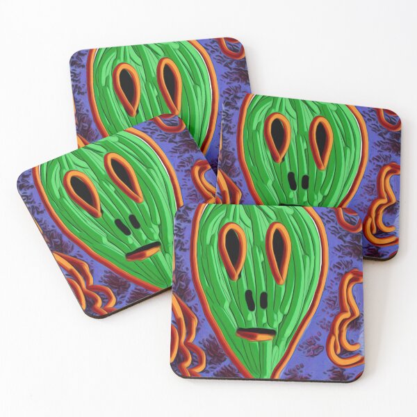 Item preview, ALIEN FACE GREEN ALIEN FACE designed and sold by Alien990.