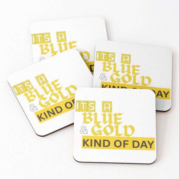 Item preview, “Blue & Gold Vibes – Bold, bright, and full of energy.” designed and sold by idizayilstore.