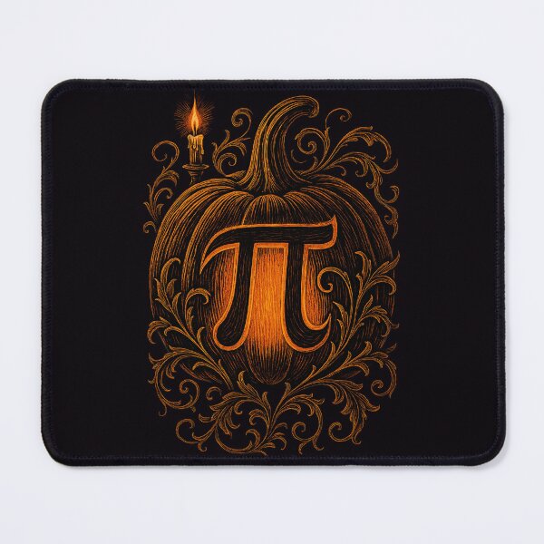 Item preview, Pumpkin Pi Gothic Jack-O-Lantern – Nerdy Math Halloween Art designed and sold by Victor Shadehorn.