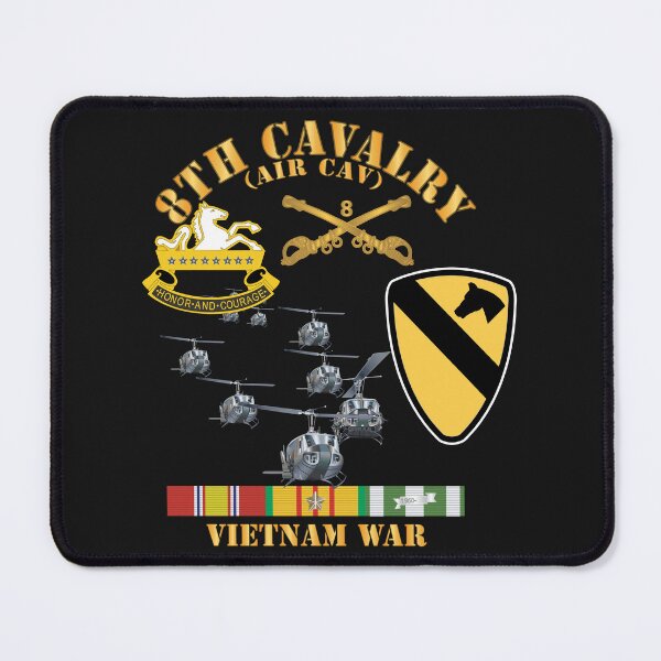 Item preview, Army - 8th Cavalry (Air Cav) - 1st Cav Division w SVC wo Airmobile X 300 designed and sold by Military Insignia Products.