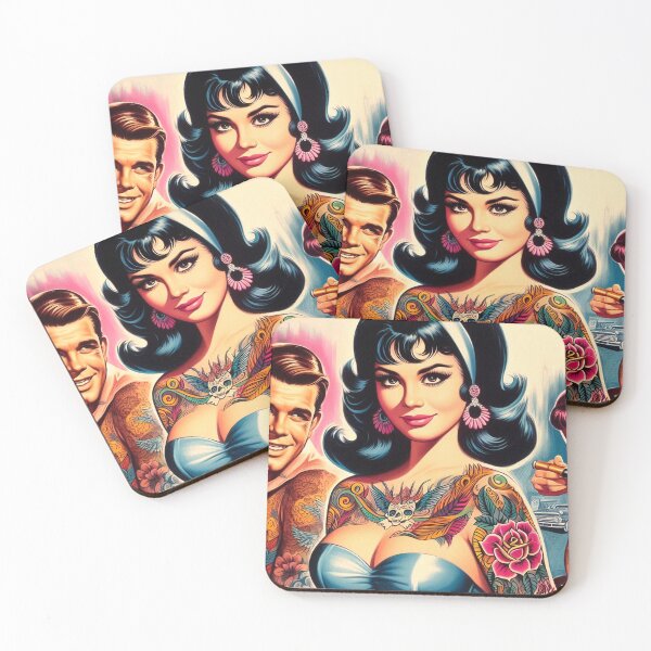 Item preview, Cute Tattooed Pin up designed and sold by PulpVintage.