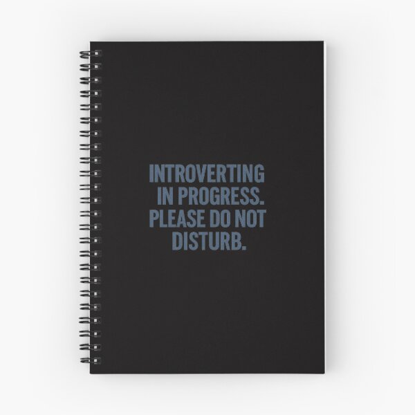 Item preview, Introverting in Progress T-Shirt – Funny Antisocial Sarcasm Gift designed and sold by Shut Up and Stick It.