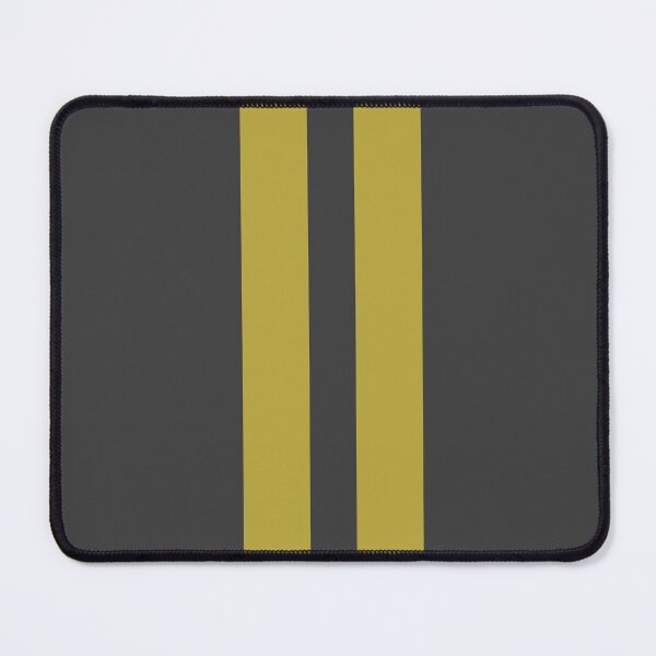 Item preview, Dual Racing Stripes - Large Gap ("Gold" Non-Metallic on Dark Gray) designed and sold by Racing Stripes Only.
