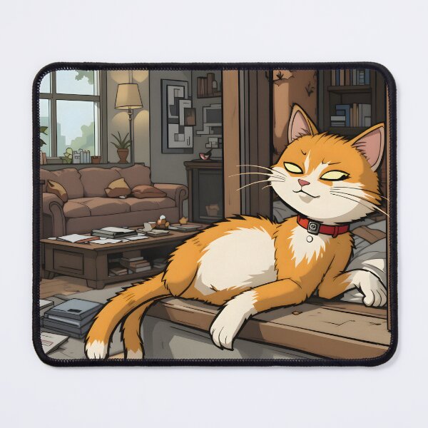 Item preview, Charming Cartoon Cats Cozy Indoor Settings Illustration Lasagna designed and sold by ART ATTACK ZONE.
