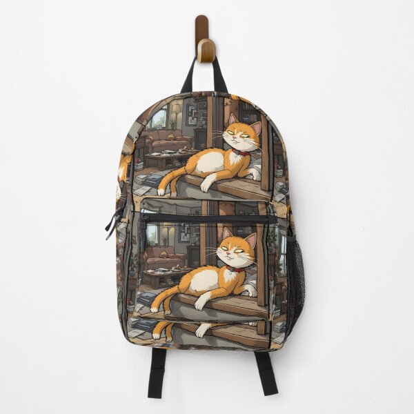 Item preview, Charming Cartoon Cats Cozy Indoor Settings Illustration Lasagna designed and sold by ART ATTACK ZONE.