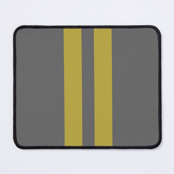 Item preview, Dual Racing Stripes - Large Gap ("Gold" Non-Metallic on Gray) designed and sold by Racing Stripes Only.