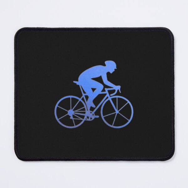 Item preview, A focused cyclist_Blue paint designed and sold by Aariq.