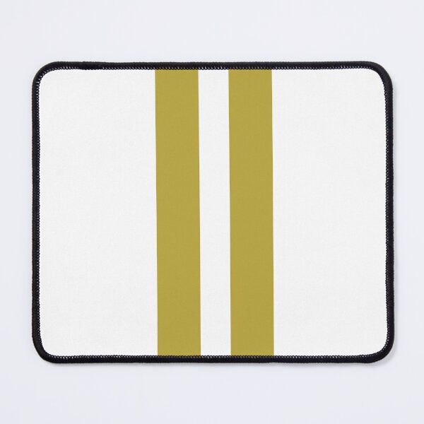 Item preview, Dual Racing Stripes - Large Gap ("Gold" Non-Metallic on White) designed and sold by Racing Stripes Only.