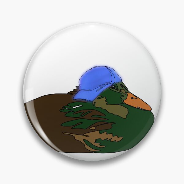 Item preview,  Super Cool Duck in Backwards Blue Ball Cap - animalzinhats  designed and sold by Ashley’sAnimalz.