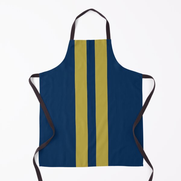 Item preview, Dual Racing Stripes - Large Gap ("Gold" Non-Metallic on Coker Blue) designed and sold by Racing Stripes Only.