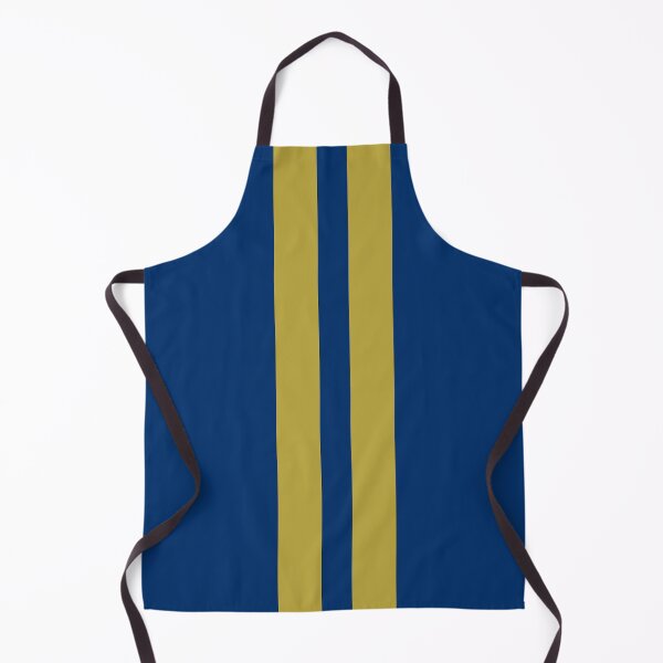 Item preview, Dual Racing Stripes - Large Gap ("Gold" Non-Metallic on Guardsman Blue) designed and sold by Racing Stripes Only.
