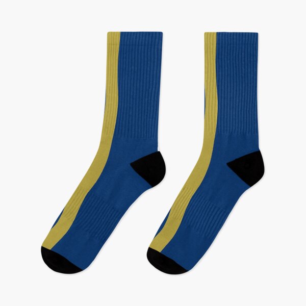 Item preview, Dual Racing Stripes - Large Gap ("Gold" Non-Metallic on Guardsman Blue) designed and sold by Racing Stripes Only.