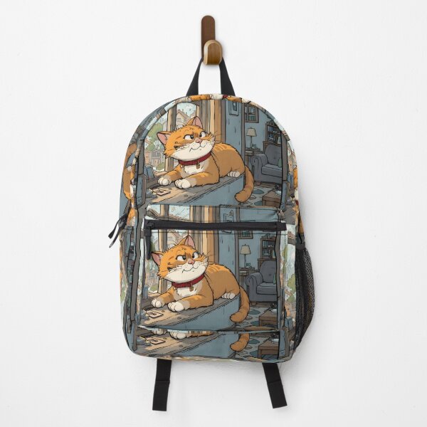 Item preview, Home Cartoon Cats Cozy Indoor Settings Illustration Lasagna designed and sold by ART ATTACK ZONE.