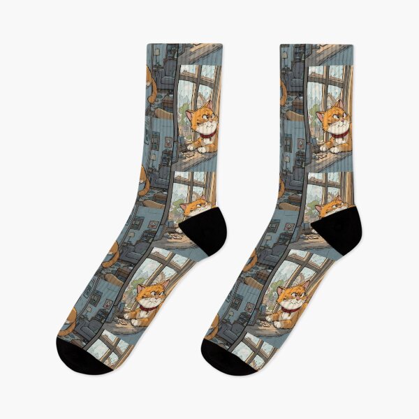 Item preview, Home Cartoon Cats Cozy Indoor Settings Illustration Lasagna designed and sold by ART ATTACK ZONE.