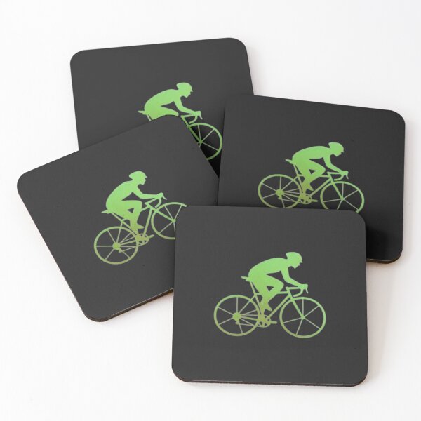 Item preview, A focused cyclist_Green paint designed and sold by Aariq.