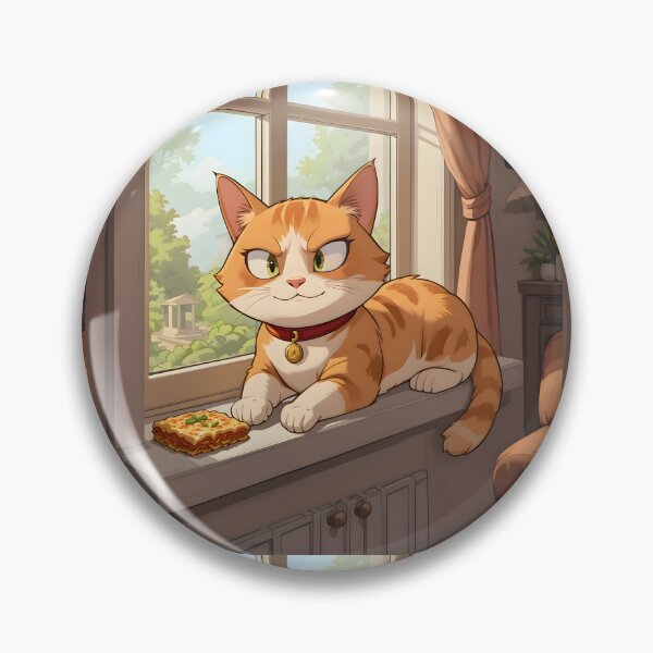 Item preview, Window Cartoon Cats Cozy Indoor Settings Illustration Lasagna designed and sold by ART ATTACK ZONE.