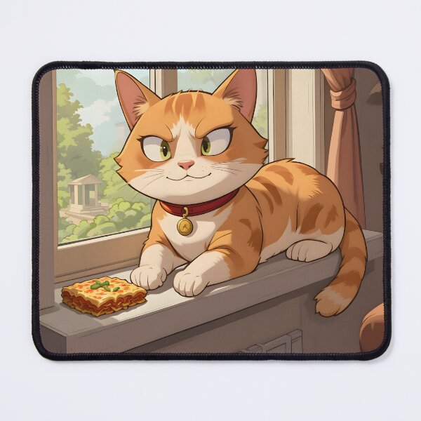 Item preview, Window Cartoon Cats Cozy Indoor Settings Illustration Lasagna designed and sold by ART ATTACK ZONE.