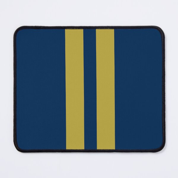 Item preview, Dual Racing Stripes - Large Gap ("Gold" Non-Metallic on Very Dark Blue) designed and sold by Racing Stripes Only.