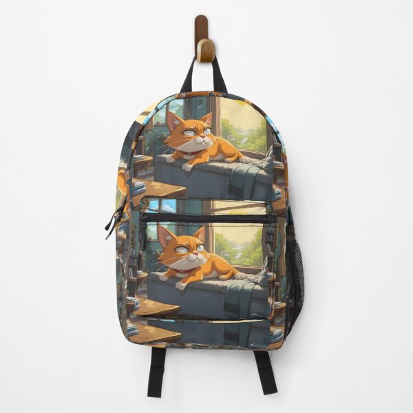 Item preview, Sunshine Cartoon Cats Cozy Morning Settings Illustration Lasagna designed and sold by ART ATTACK ZONE.